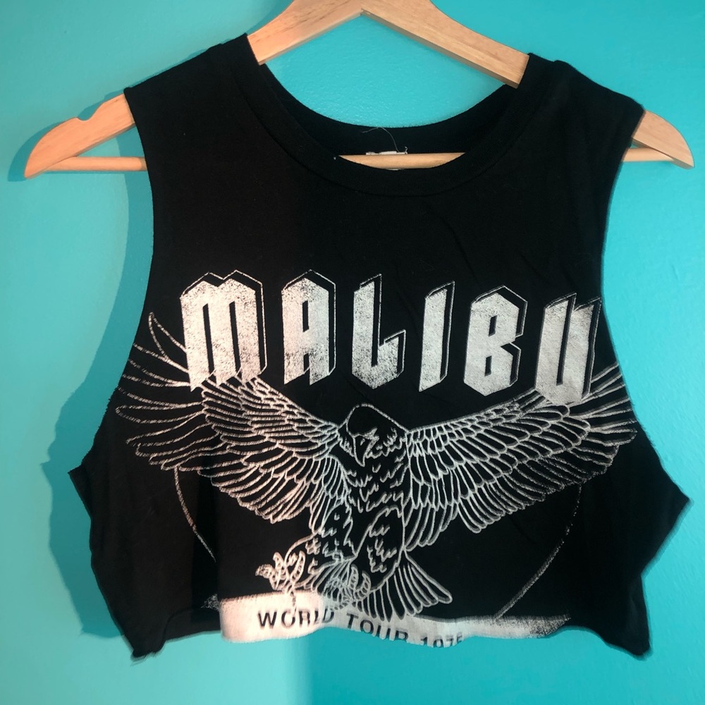 Garage Cropped Graphic Tank